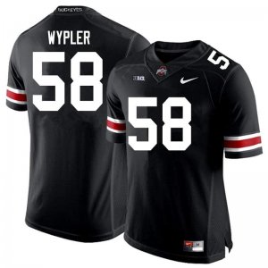 NCAA Ohio State Buckeyes Men's #58 Luke Wypler Black Nike Football College Jersey FSB4045LI